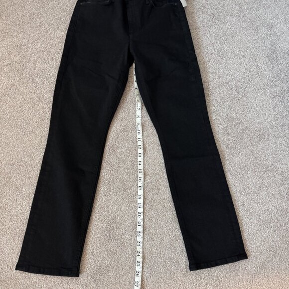 MOTHER Mid Rise Dazzler Ankle in Not Guilty (Black) - Picture 4 of 6